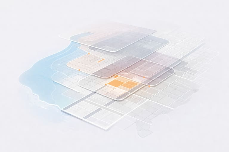 Zone Boundaries on Map